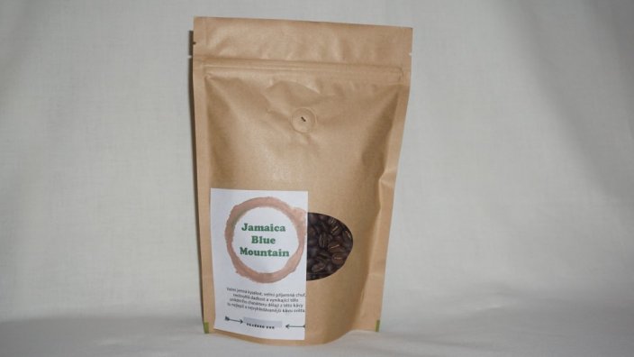 Jamaica Blue Mountain 100% Arabica - Hrubost mletí: na espresso, Gramáž: 500 g